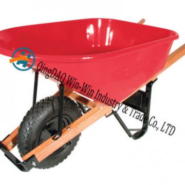 Total Control 6 Cubic Foot Poly Wheelbarrow with