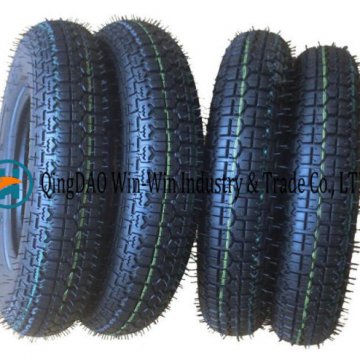 3.50-8 Pneumatic Rubber Wheel with Steel Rim