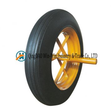 14X4 Rubber Wheels 14 Inch Rubber Powder Wheels for Wheelbarrow Trolley