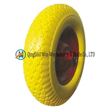 Inflation Free PU Wheel for Construction Hand Truck (4.00-8)