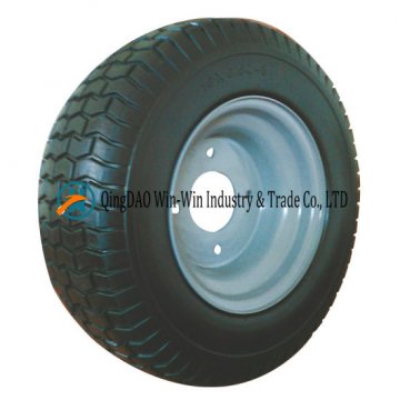Non-Pneumatic Polyurethane Foam Wheel with Spoke Rim (16*6.50-8)