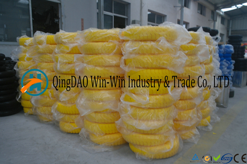 Solid PU Tire for Hand Truck From China Supplier Wheel (10*3.50-4)