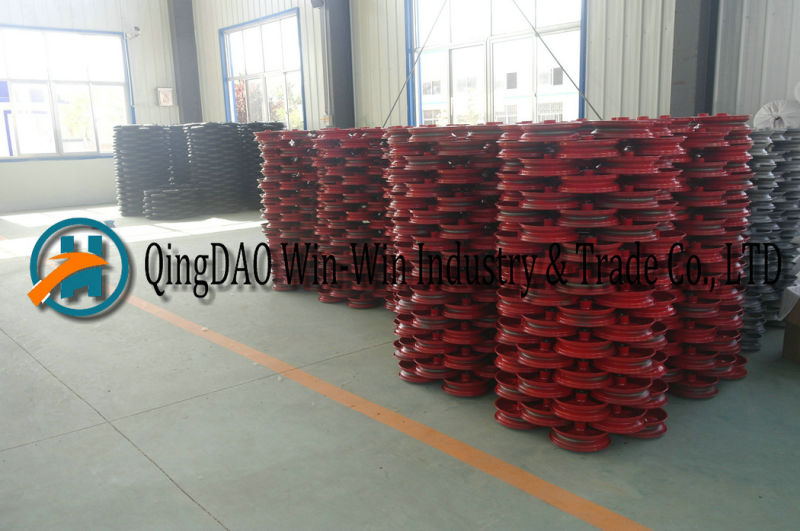 8 Inch Solid Rubber Wheels for Cleaner with Ball Bearing