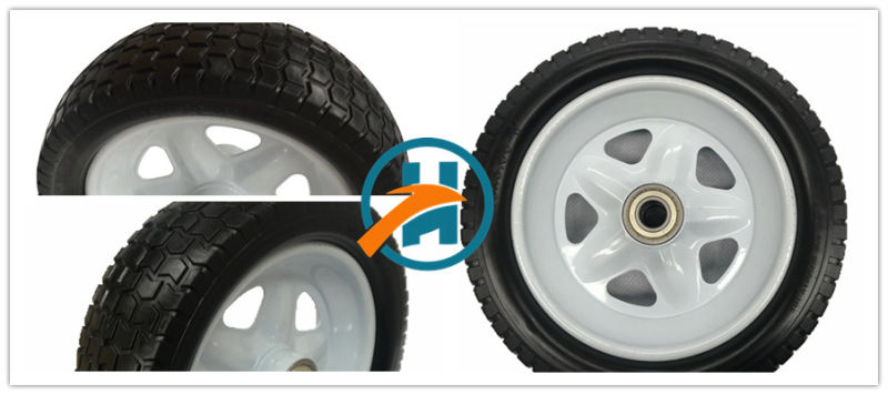 PU Foam Pump Wheel Tires for Heavy Duty Trolley (13*5.00-6/500-6)