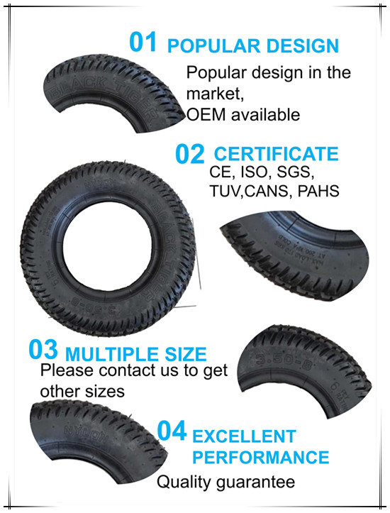 PU Foam Wheels with Steel Rim (3.50-8)